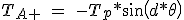 Ecuación de par estático de una fase activa aproximada a la función senoidal T_{A+}\ =\ -T_p*sin(d*\theta ) \\  T_{A-}\ =\ -T_p*sin(d*\theta -\pi ) \\  T_{B+}\ =\ -T_p*sin(d*\theta - \frac{\pi }{2})\\ T_{B-}\ =\ -T_p*sin(d*\theta - \frac{3*\pi }{2})
